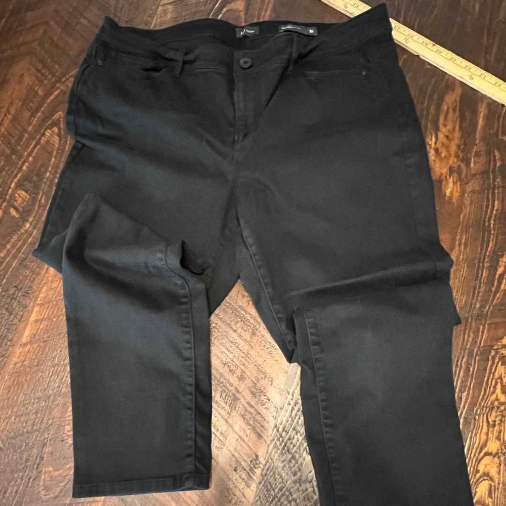 J. Jill Black Denim Jeans Size 16